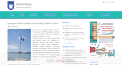 Desktop Screenshot of grad-vodice.hr
